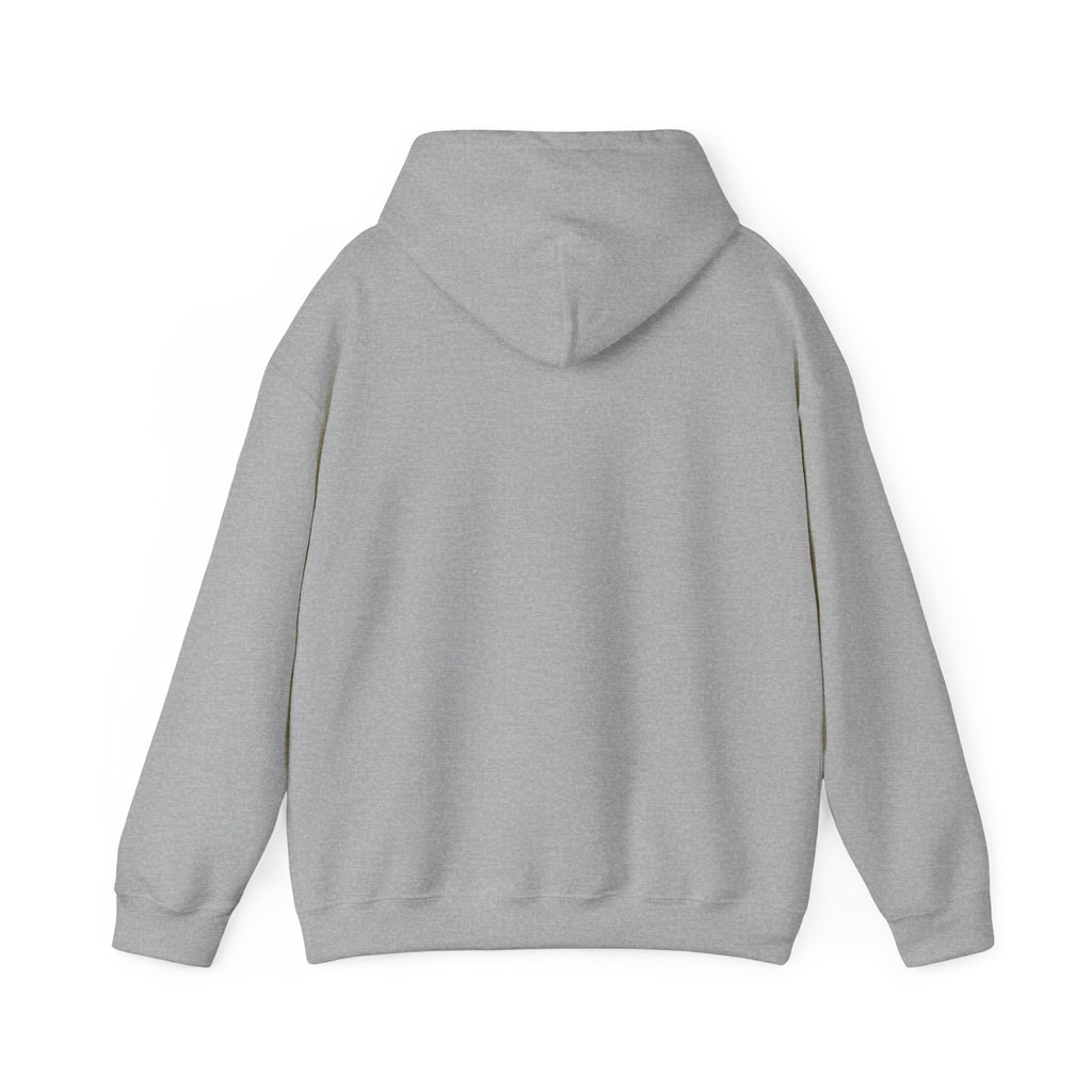 Graphic Hoodie with Gothic Script & Retro Portrait — Casual Streetwear Pullover