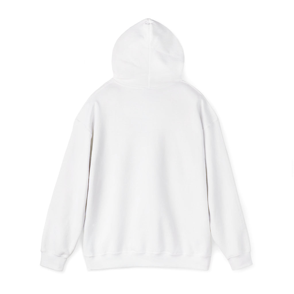Graphic Hoodie with Gothic Script & Retro Portrait — Casual Streetwear Pullover