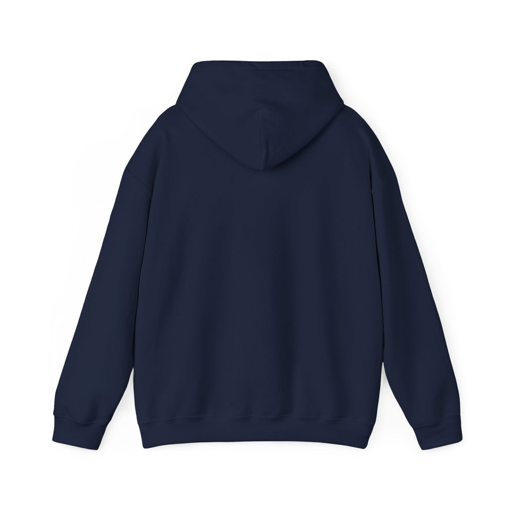 Graphic Hoodie with Gothic Script & Retro Portrait — Casual Streetwear Pullover