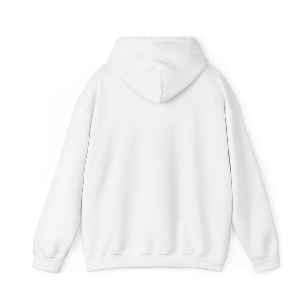 Graphic Hoodie with Gothic Script & Retro Portrait — Casual Streetwear Pullover